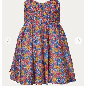 For Love and Lemons Bustier Floral Mini Dress! Worn once, Size Medium